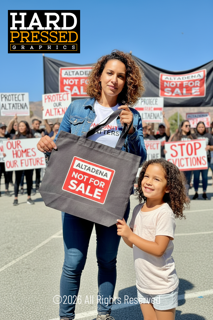 Altadena Not for Sale Tote Bags