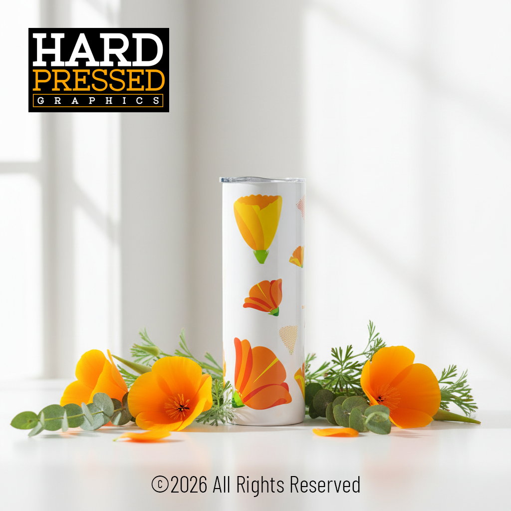 Poppy Fields Tumblers