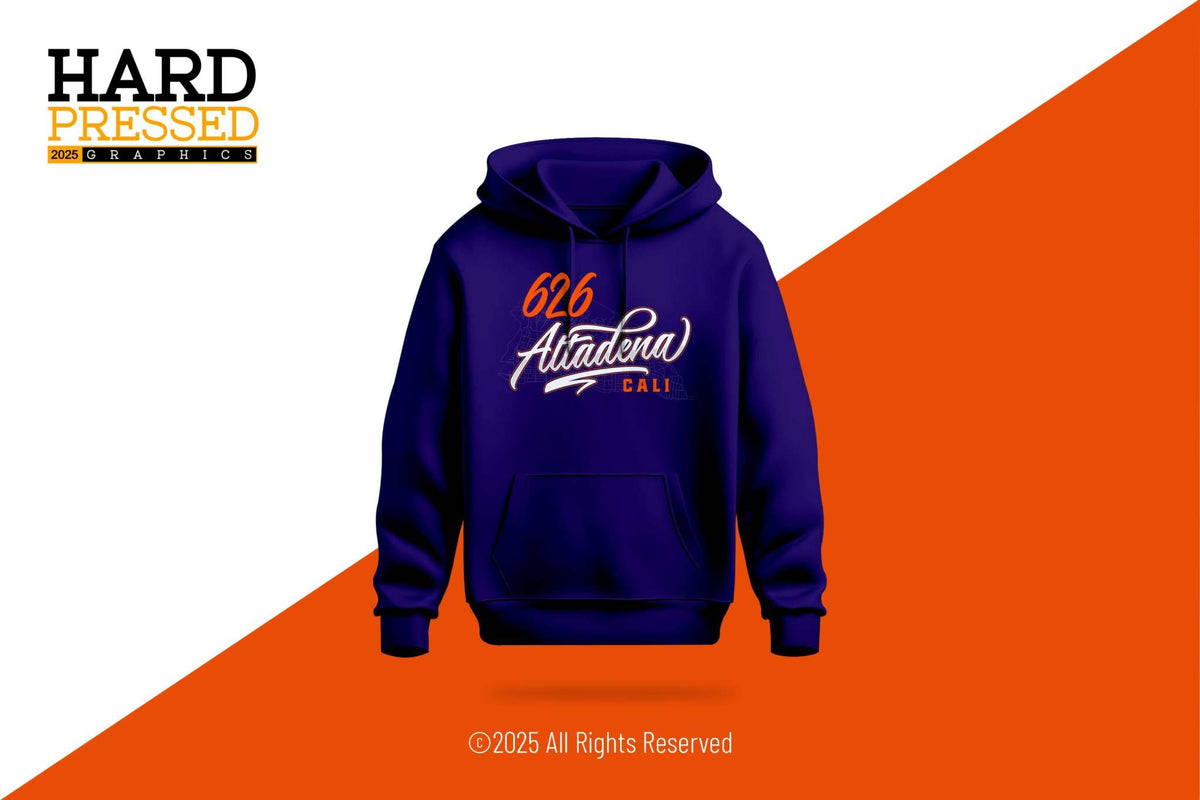 navy blue 626 altadena cali hoodie