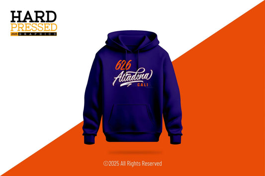 navy blue 626 altadena cali hoodie
