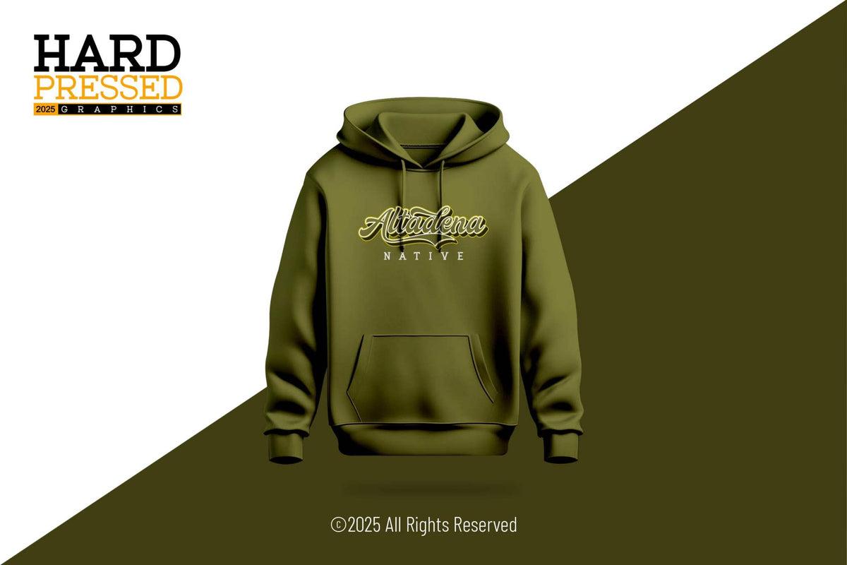 Altadena Native army green sweatsuit