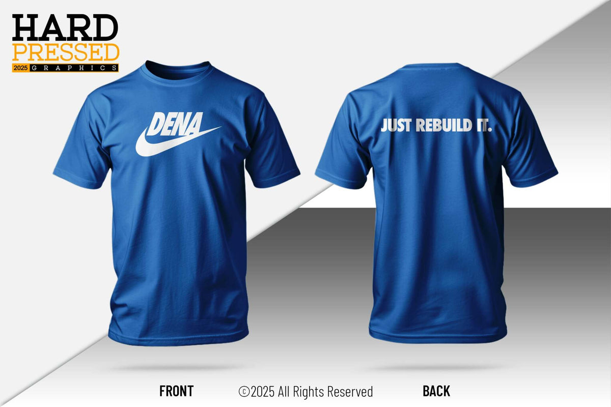Dena Flip reflective cotton t-shirt with Altadena print