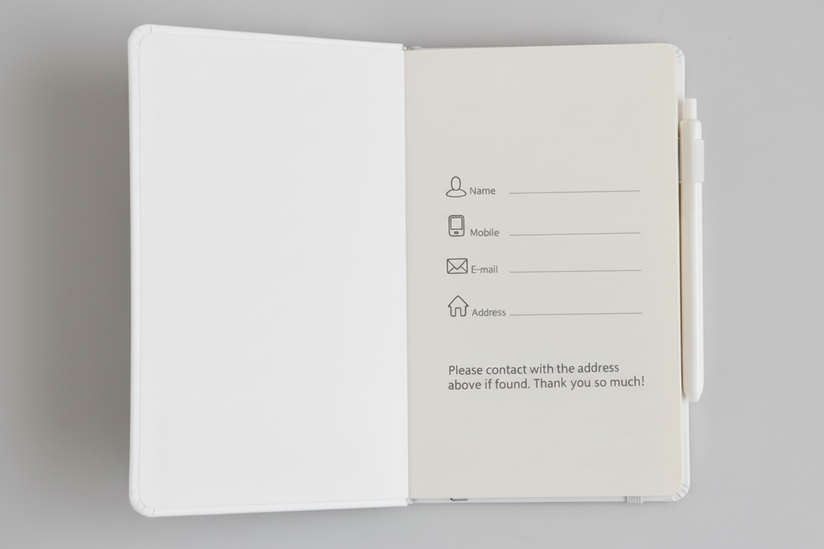 female bear wearing sweater on altadena notebook cover